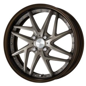 Colorism Clear: Matte Gray Brushed (MBUA) * COP: Bronze Alumite Rim 17inch