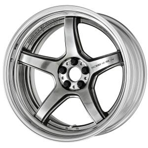 ■サイズ：19inch
■ディスク：ディープコンケイブ(形状)/グリミットシルバー(標準)
■リム：STEP RIM(形状)/バフアルマイト(標準)
■ステッカー：標準同梱