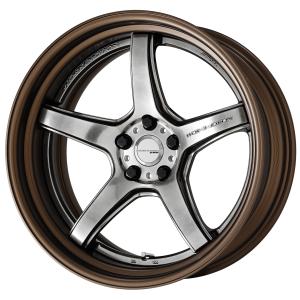 ■サイズ：20inch
■ディスク：ディープコンケイブ(形状)/グリミットシルバー(標準)
■リム：STEP RIM(形状)/マットブロンズアルマイト(カスタム)
■センターキャップ：FLAT TYPE シルバー(オプション)
■ステッカー：標準同梱