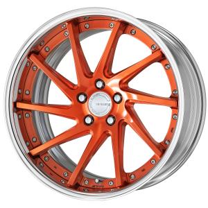 ■Size: 19inch
■Disc: Deep concave (shape)/Brushed base/Copper clear (custom)
■Rim: FULL REVERSE (shape) / buff alumite (standard)
■Center cap: standard