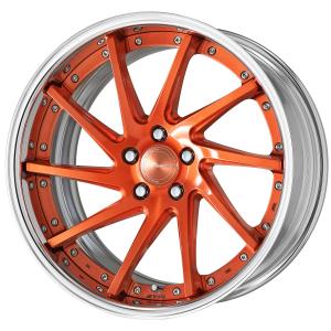 ■Size: 19inch
■Disc: Deep concave (shape)/Brushed base/Copper clear (custom)
■Rim: FULL REVERSE (shape) / buff alumite (standard)
■Center cap: Copper clear (optional)