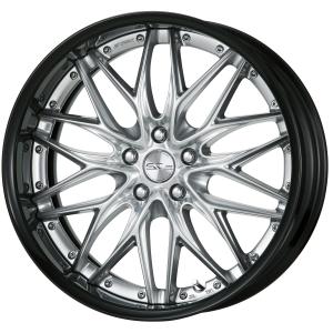 Silky Rich Silver (SRS) 20inch ※ COP: Black alumite rim