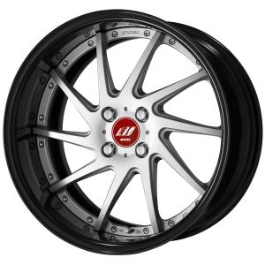 ■Size: 17inch
■disk: Light grayish silver (standard)
■rim: FULL REVERSE (shape) / black alumite (custom)
■ Center cap: Red W emblem (optional)