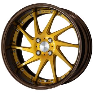 ■Size: 17inch
■disk: Imperial gold brushed (custom)
■rim: FULL REVERSE (shape) / bronze alumite (custom)
■ Center cap: standard