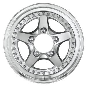 ■Size: 16inch 5.5J +19 5H-139.7
■disk: Cut clear (standard)
■rim: NORMAL (shape) / buff alumite (standard)