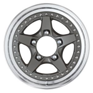 ■サイズ：16inch 5.5J +19 5H-139.7
■ディスク：マットカーボン(標準)
■リム：NORMAL(形状)/バフアルマイト(標準)