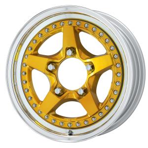 ■Size: 16inch 5.5J +19 5H-139.7
■disk: Imperial gold (custom)
■rim: NORMAL (shape) / buff alumite (standard)