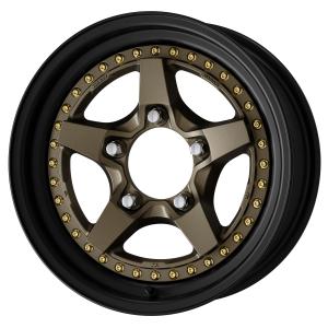 ■Size: 16inch 6.0J +13 5H-139.7
■Disk: Ash titanium (custom)
■rim: NORMAL (shape) / matte black alumite (custom)
■pierce bolt: Gold pierce bolt (custom)
■ Air valve: Black air valve (custom)