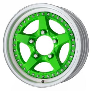 ■Size: 16inch 6.0J +13 5H-139.7
■Disk: Energy lime green (custom)
■rim: NORMAL (shape) / brushed (custom)