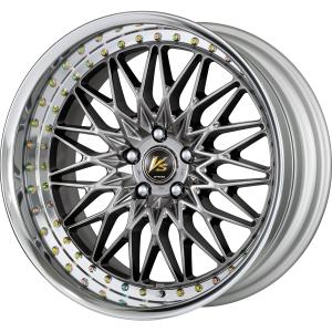 ■Size: 20inch
■disk: Brilliant silver black (standard)
■rim: FULL REVERSE (shape) / buff alumite (standard)
■Center cap: Black (standard)
■pierce bolt: Titanium coat pierce bolt (custom)