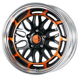 ■Size: 18inch
■Disc: Copper clear / Black cut clear base (custom)
■rim: STEP RIM (shape) / buff alumite (standard)
■Center cap: Copper clear (custom)