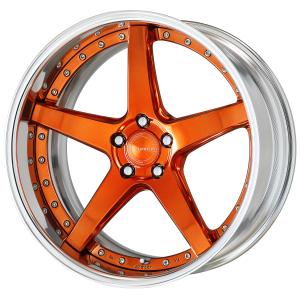 ■Size: 20inch
■Disc: Middle concave (shape)/Buff finish base/Copper clear (custom)
■Rim: FULL REVERSE (shape)/buff anodized (standard)
■Center cap: Copper clear (optional)