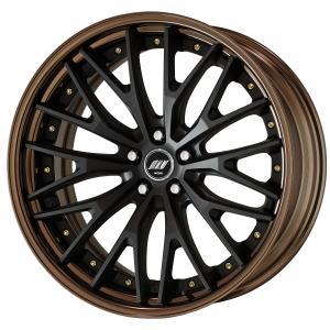 ■サイズ：21inch
■ディスク：ディープコンケイブ(形状)/マットブラック(標準)
■リム：STEP RIM(形状)/ブロンズアルマイト(カスタム)
■センターキャップ：ブラック(標準)
■ピアスボルト：ゴールドピアスボルト(カスタム)