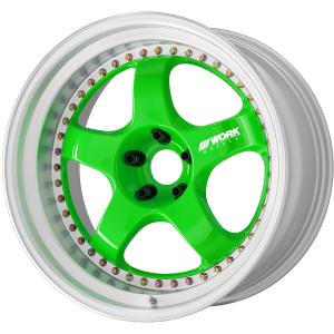 ■サイズ：20inch
■ディスク：エナジーライムグリーン(カスタム)
■リム：NORMAL(形状)/ブラッシュド(カスタム)
■ピアスボルト：チタンコートピアスボルト(カスタム)
■ステッカー：標準同梱