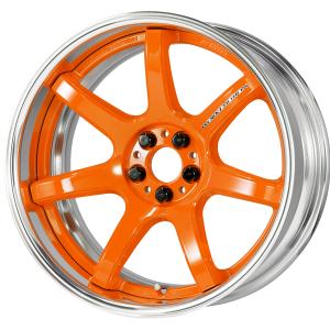 ■サイズ：18inch
■ディスク：ディープコンケイブ(形状)/マンダリンアラート(カスタム)
■リム：FULL REVERSE(形状)/バフアルマイト(標準)
■ステッカー：標準同梱
