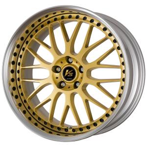 ■サイズ：20inch
■ディスク：ゴールド(標準)
■リム：FULL REVERSE(形状)/バフアルマイト(標準)
■ピアスボルト：ブラッククロームピアスボルト(カスタム)
■センターキャップ：ブラック(標準)