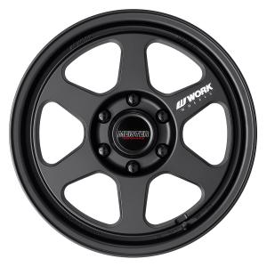 ■サイズ：18inch 8.5J +52
■ディスク：マットブラック(標準)
■リム：NORMAL(形状)
■センターキャップ：マットブラック(オプション)
■ステッカー：標準同梱